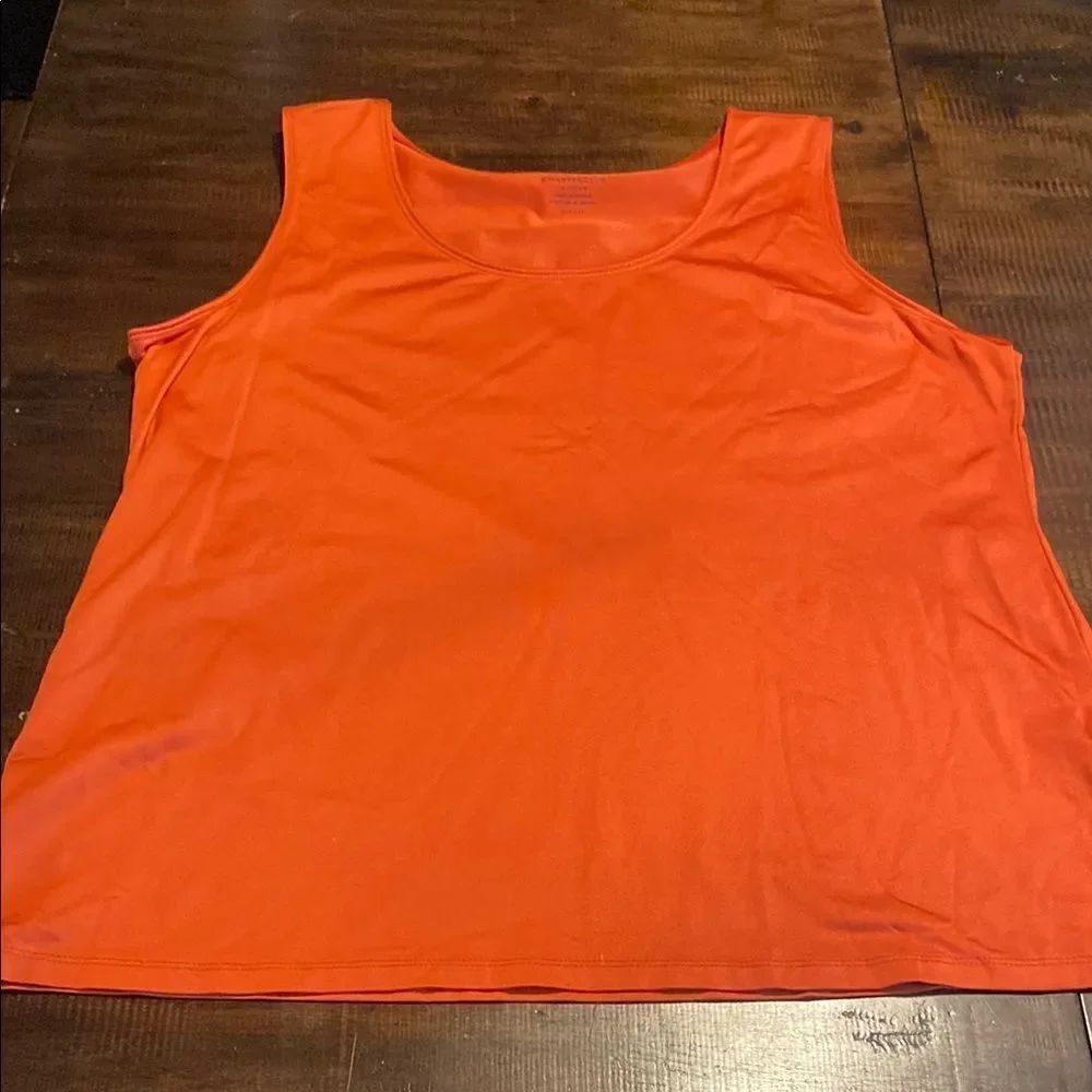 Orange Sleeveless Women's Top Charter Club 1x